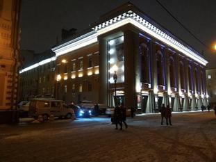 Архитектурная подсветка театра им. Вахтангова, Москва