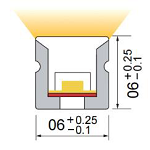Гибкий неон XLD-NEON-0606-H